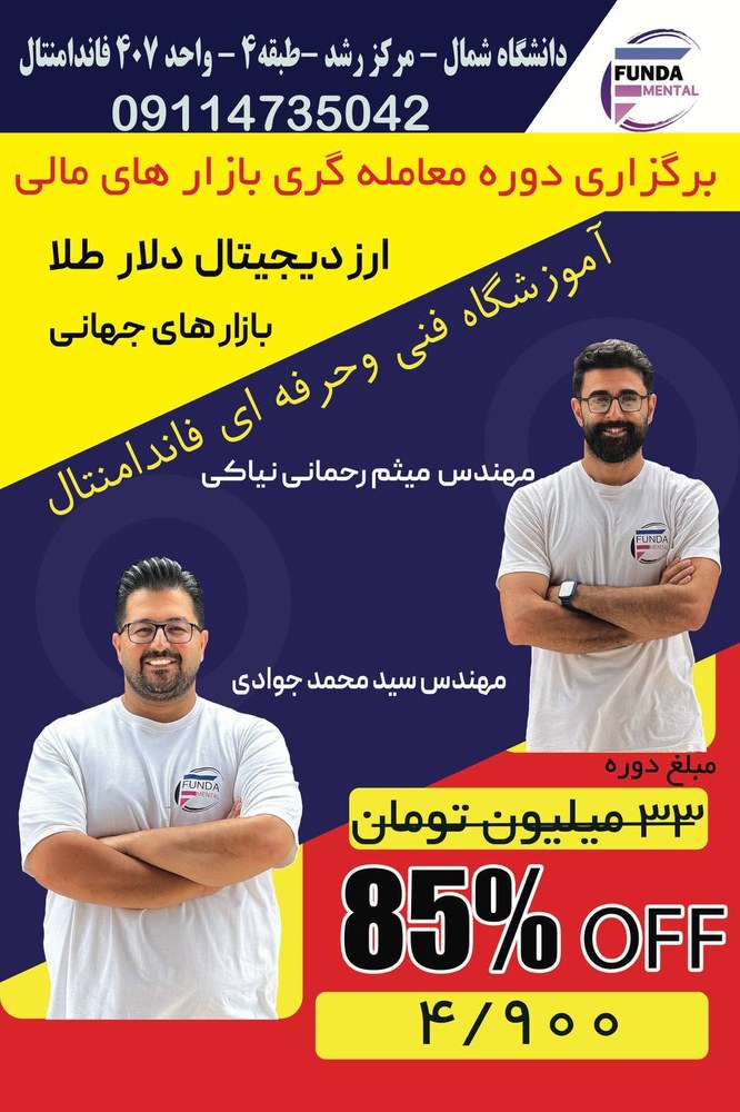 پوستر دوره معامله گری بازارهای مالی